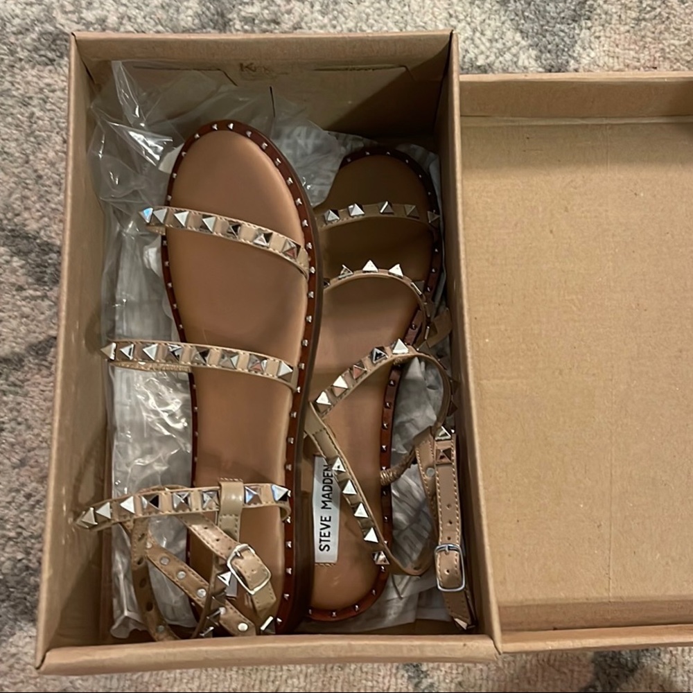 Steve Madden Travel Sandal, Tan - 8.5